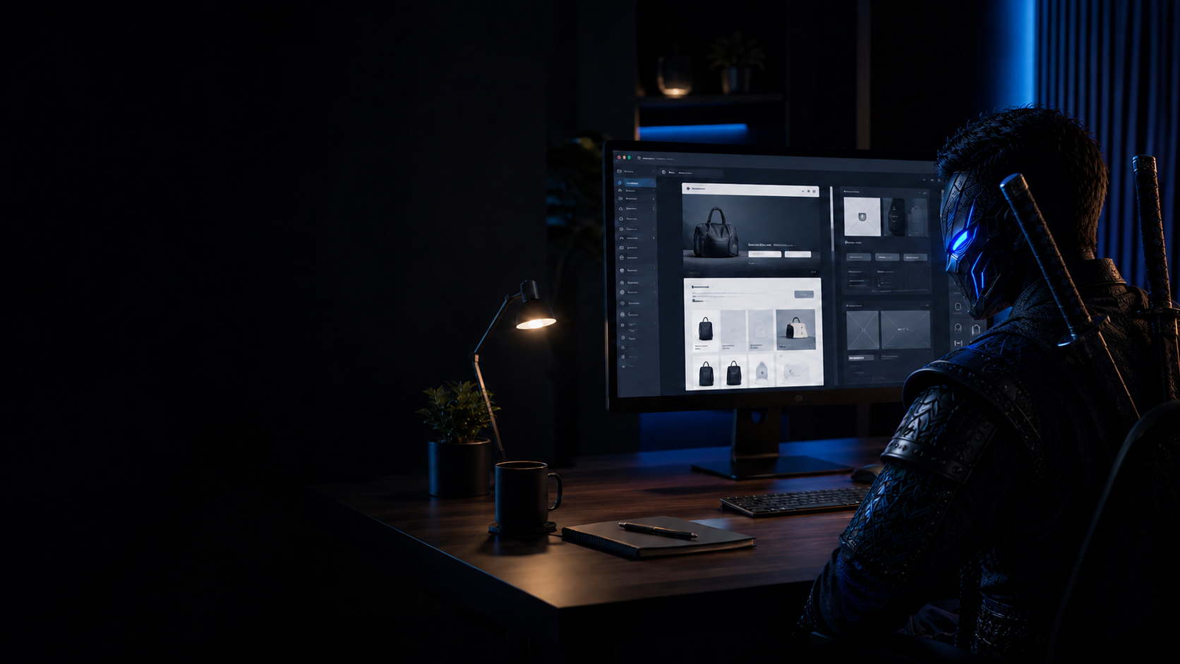 Premium Shopify storefront design with clean ecommerce layout and product-focused homepage